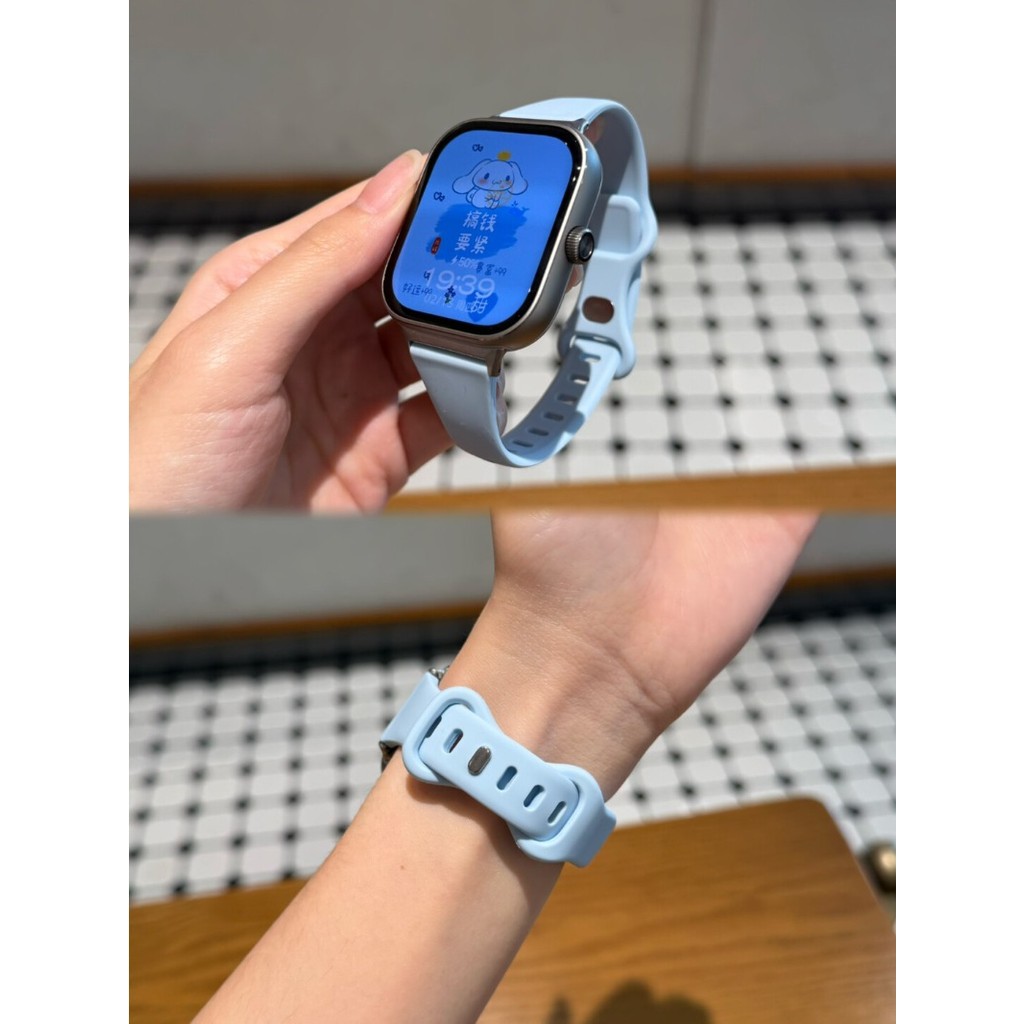 สายรัดซิลิโคนสําหรับ Redmi Watch 5 Smartwatch band Xiaomi Mi band 9pro 8pro Correa Breathable สร้อยข้อมืออุปกรณ์เสริม