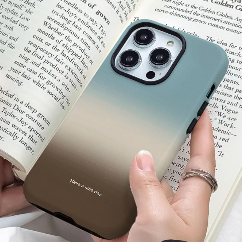 Matcha Latte เข้ากันได้กับฟิล์ม Apple 13 เคสโทรศัพท์สองในหนึ่งเดียว 14PRO สองชั้นพรีเมี่ยม 15/16 Pro Max อินเทรนด์กันกระแทก 14plus 11/12PRO 7/8plus - รูปที่ 2