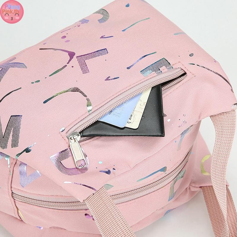 Puinkk 1 PC แบบพกพา Bronzing พิมพ์กระเป๋าถือกันน้ําขนาดใหญ่ความจุ Tote กระเป๋า Oxford ผ้ากระเป๋าถือช้อปปิ้งอาหารกลางวัน Picnic Tote กระเป๋า TH