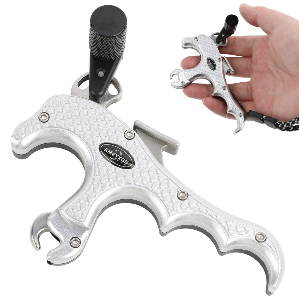 ยิงธนู Release Aid Thumb Trigger RH LH ปรับ Compound Bow