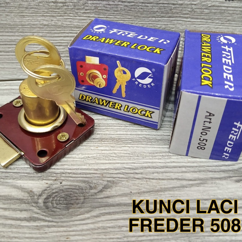 FREDER 508 16mm Drawer Locker Small Locker Lock รุ่น 808 / ล็อคตู้เสื้อผ้า Old School Locker Locker 