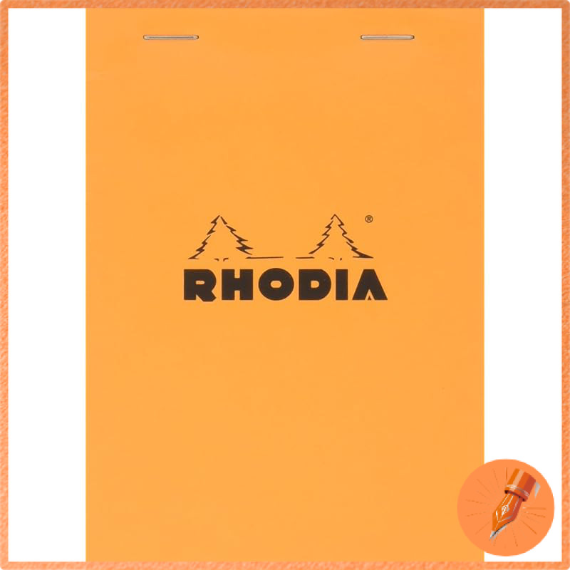 [Set of 2] RHODIA Notebook No. 13 (A6) 80 sheets Graph Paper Water-resistant Cover with Perforations