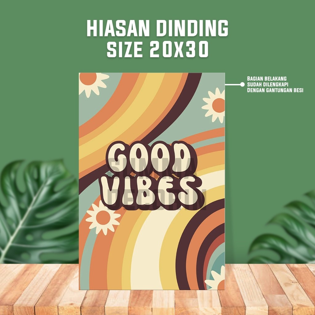 Vintage Aesthetic Wall Decorative - Aesthetic Room Decor - ขนาด 20x30 -