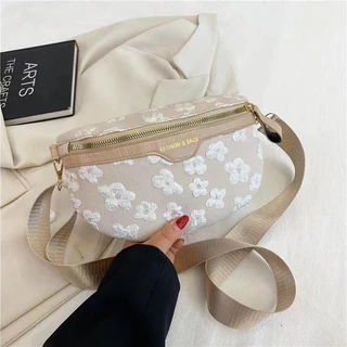 【พร้อมส่ง】Miss Bag Fashion กระเป๋าคาดอก กระเป๋าสะพายไหล่ ผ้าออกซ์ฟอร์ด
