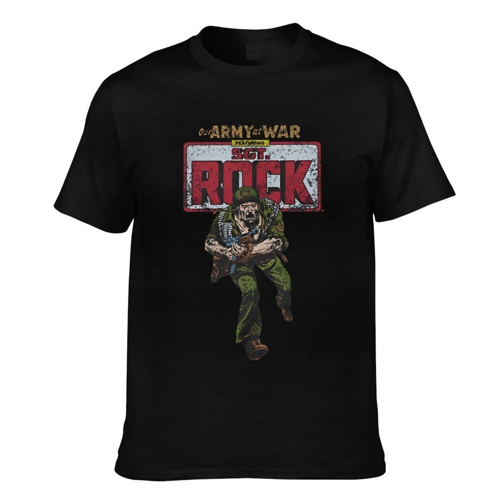 Sergeant Rock Sgt Rock Comics Fashion Mens Graphics Printing Tee