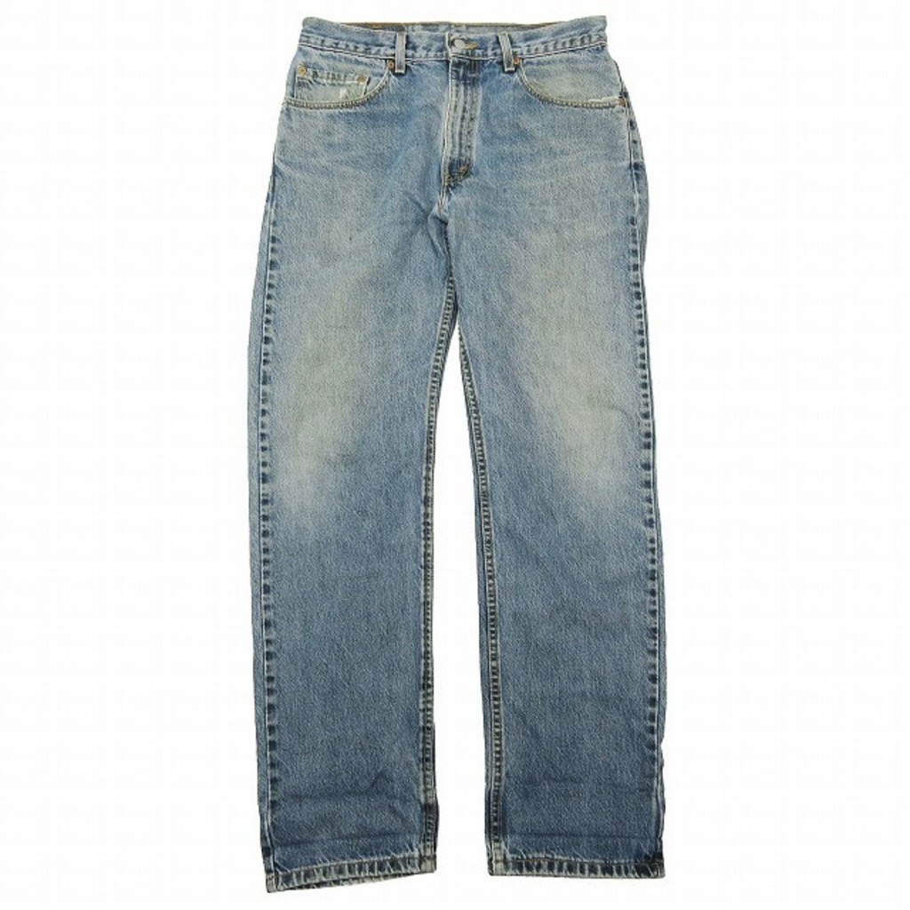 Levi's 505 regular fit straight denim pants Direct from Japan Secondhand