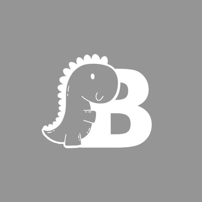 DINO ALPHABET/ALFABET TRUCKER KIDS HAT - GREY - G