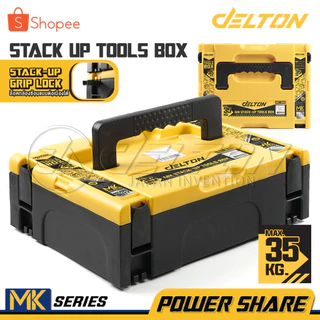 DELTON กล่องเครื่องมือช่าง 20kg / 35kg เก็บเครื่องมือ แบตเตอรี่ อเนกประสงค์ MK-Series มีแผ่นโฟม EPE กันกระแทกภายในกล่อง