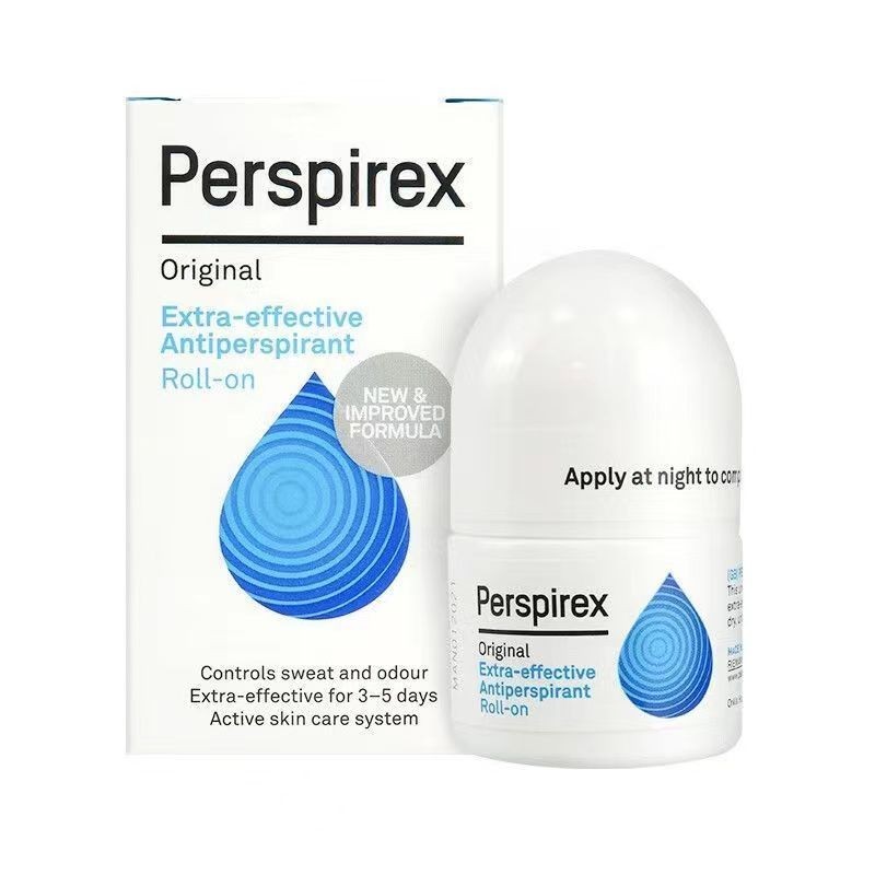 Perspirex Strong Extra-effective Antiperspirant Roll-On Deep Blue Enhanced Bead Removing Fox Underarm Odor Perspirex Roll On Deodorant 20ML