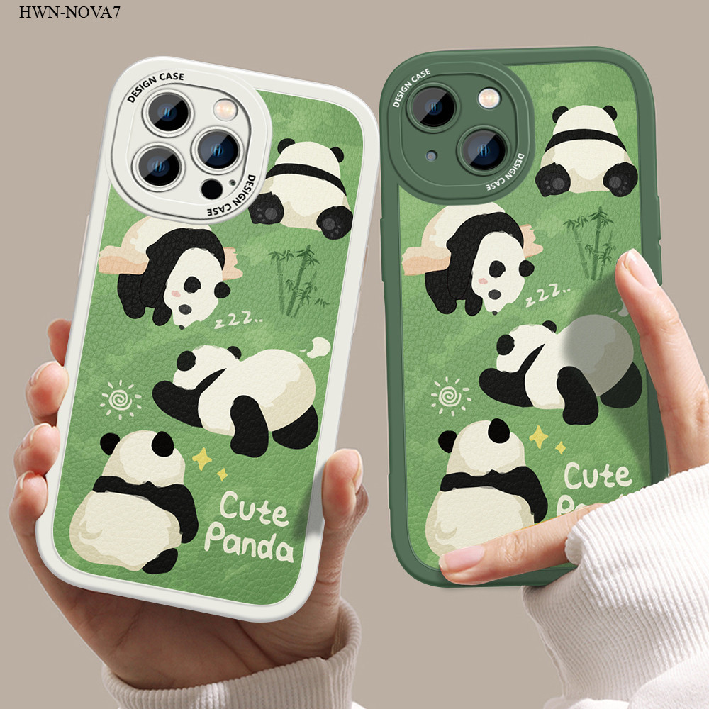 Huawei Nova 7 7I 5T 4E SE เคสหัวเว่ย สำหรับ Cute Panda เคส เคสโทรศัพท์