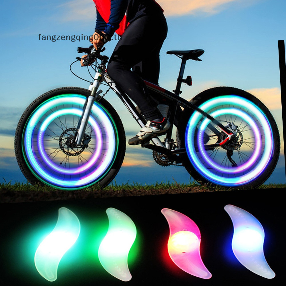 F3th พลาสติกจักรยานล ้ อ Spoke Light กันน ้ ํา MTB Balance จักรยาน LED ยางยางขวด f3th
