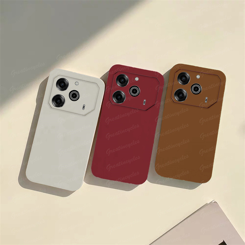 Tecno Pova 6 5G Li7 / Pova 6 Pro Li9 เคสโทรศัพท ์ สีสัน Matte Soft Liquid ซิลิโคน Pro กล ้ องฝาครอบป ้ องกัน
