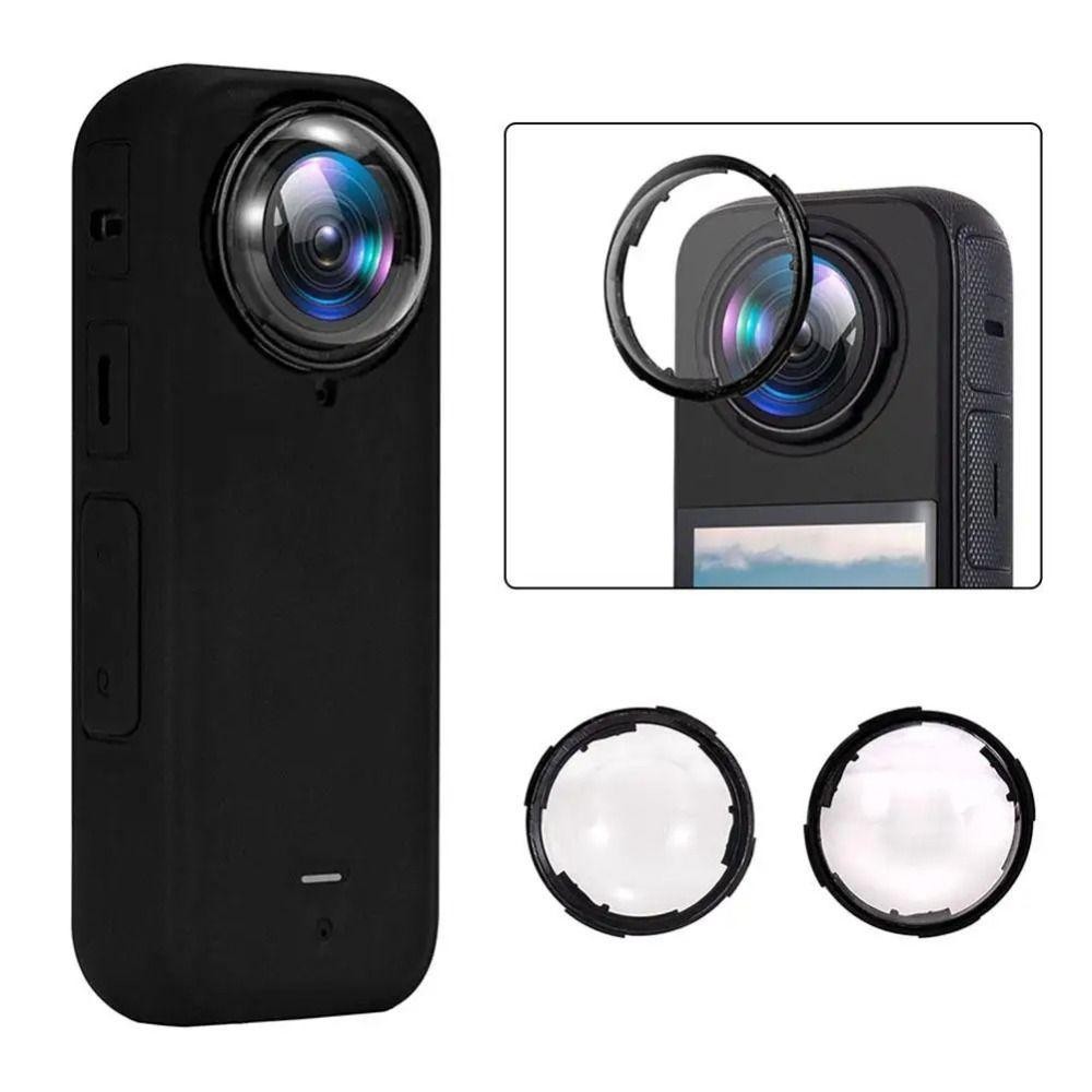Shouyouy เลนส ์ Protector Cap, Anti-Scratch Panoramic เลนส ์ Guard, ฝาครอบหมุนอุปกรณ ์ เสริมป ้ องกันเลนส ์ Guards สําหรับ Insta360 X4