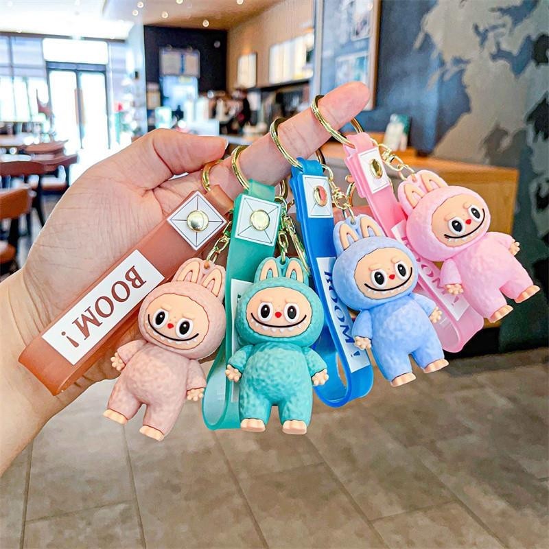 Labubu Stuffed Doll Blind Box The Monsters Exciting Macaron Vinyl Face Mystery Surprise Box Doll Guess Box Keychain Gift