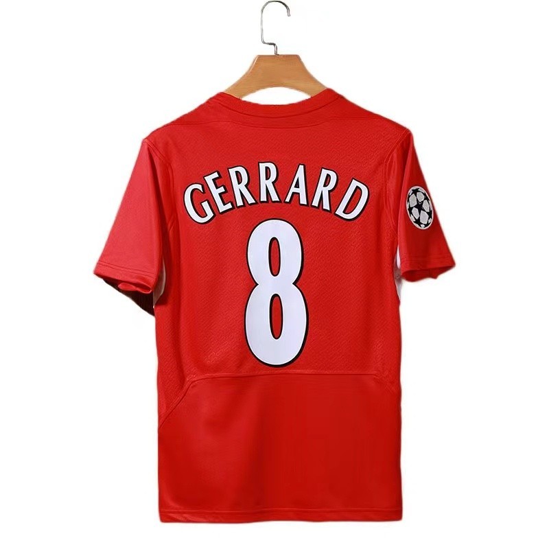 Lfc 2004 2005 2006 LiiVER-P00L retro jersey-Liverpool LFC classic เสื้อฟุตบอลสําหรับ Gerard Alonso T