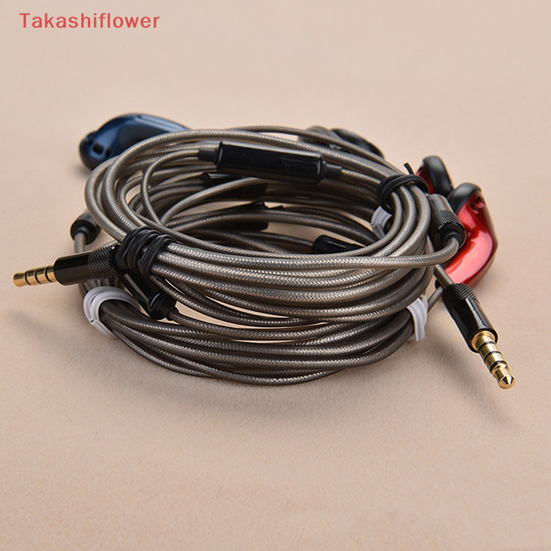 (Takashiflower Diy MX500 หูฟังหัวแบนเบสหนักหูฟังพร ้ อมไมโครโฟนคุณภาพสูงการศึกษากีฬาหูฟัง