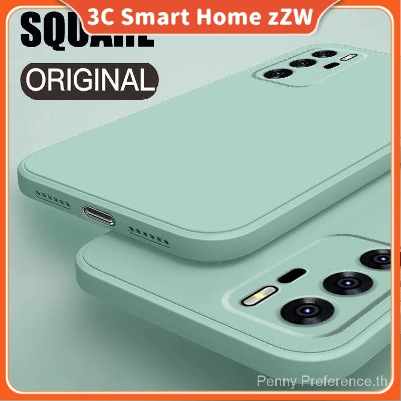 Huawei P20 P30 P40 Pro P30 Lite P10 Plus Square Candy สีซิลิโคนกันกระแทก Soft TPU Cover