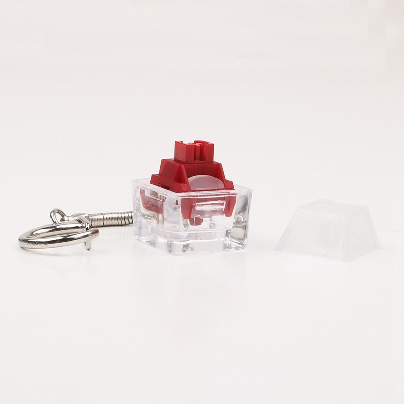 Ttc เปลวไฟสีแดงสวิทช์ V2 คีย์บอร์ด Linear Switch ขยายฝุ่นแกน 5pin 45g HIFI 24 มม. Quick Trigger สําหรับ Gaming