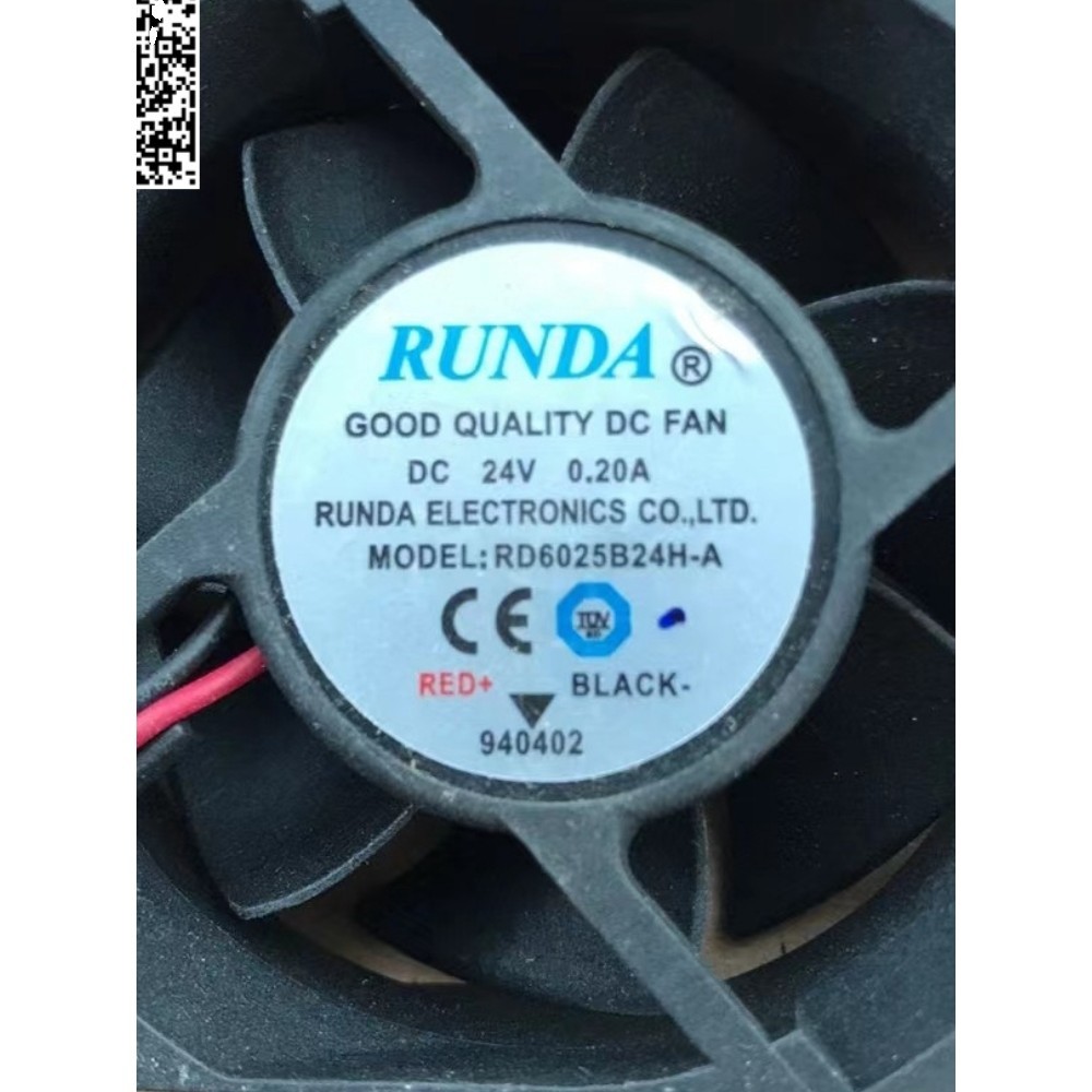 R RUNDA ยี่ห้อใหม่ RD6025B24H-A 24V 0.20 A 60 * 25 มม. 6 ซม.อินเวอร์เตอร์พัดลมระบายความร้อน