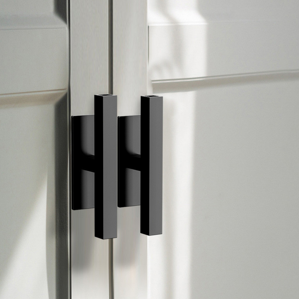 2 ชิ้น Self-Stick Instant Drawer Pull Helper - สําหรับหน้าต่าง ตู้เสื้อผ้า ตู้ - มือจับตู้ดึง - พลาสติก เจาะฟรี Self-Adhesive - มือจับประตูบานเลื่อน