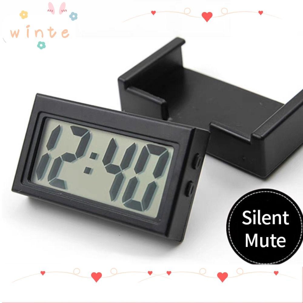 Winte Mini Clock, Creative Simple Quiet Desktop Clock, เด ็ กนาฬิกาดิจิตอลที ่ ทนทานนาฬิกาอิเล ็ กทรอนิกส ์ นาฬิการถยนต ์ ราคา ถูกที่สุด ดีลบีเคเค รูปภาพหลัก