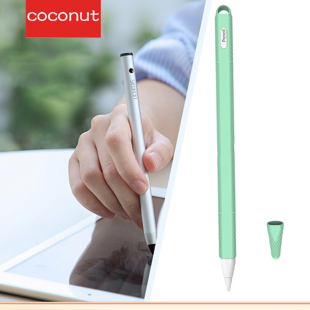 【Coco 】 เคสซิลิโคนป ้ องกันสําหรับ Apple Pencil 2 ความทนทานและเคสปากกาสไตลัสหัตถกรรมที ่ สวยงาม