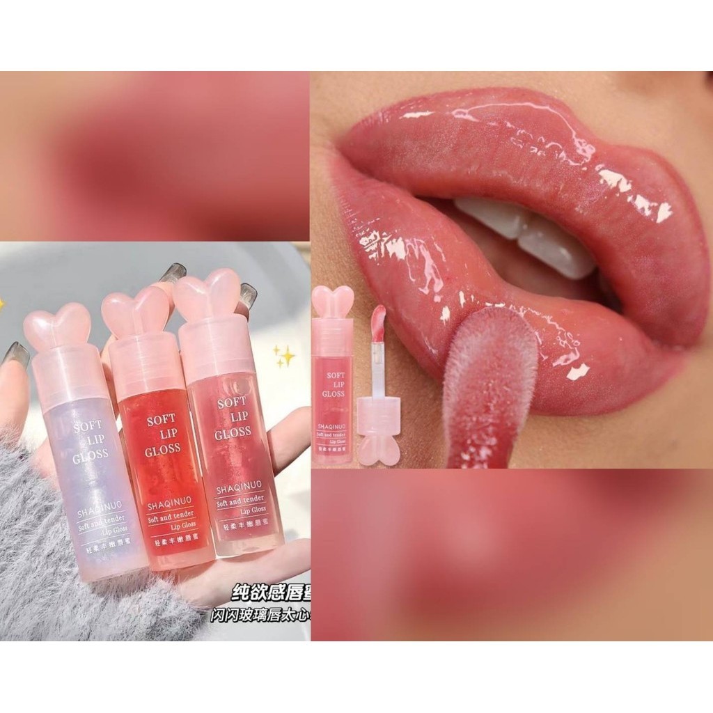 ลิปกลอส SHAQINUO Light Plumping Lip Gloss เอสเซ้น เพิ่มความชุ่มชื้น ติดทนนาน