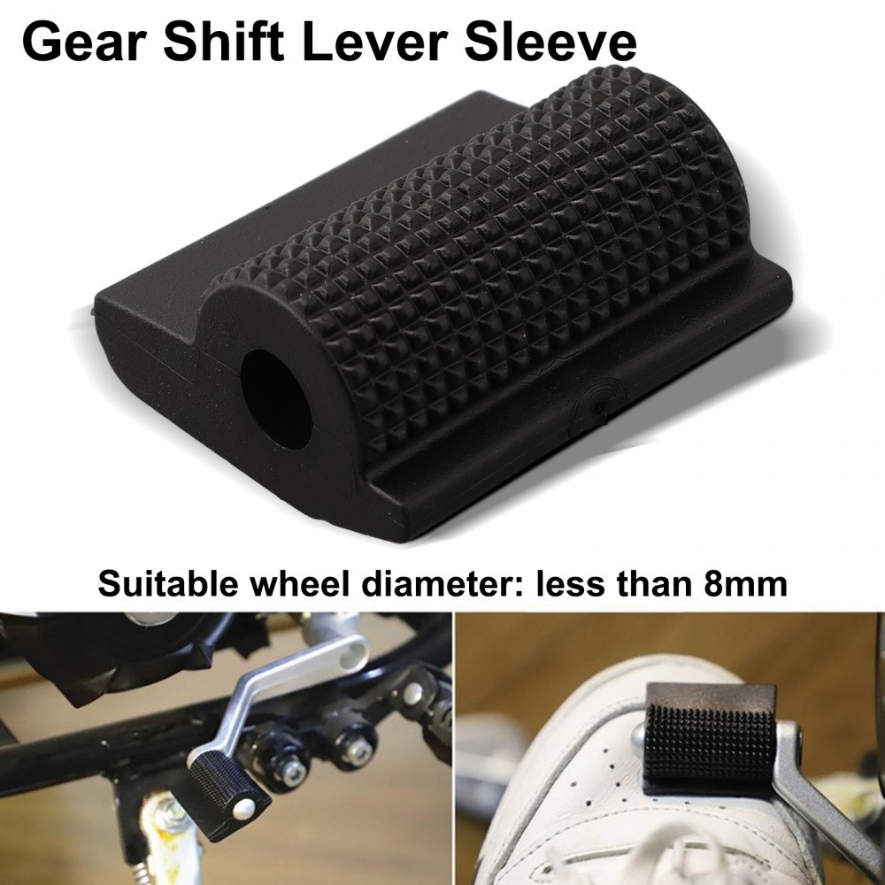 ติดตั ้ งง ่ ายรถจักรยานยนต ์ Shift Gear Lever Pedal Rubber Cover Shoe Guard