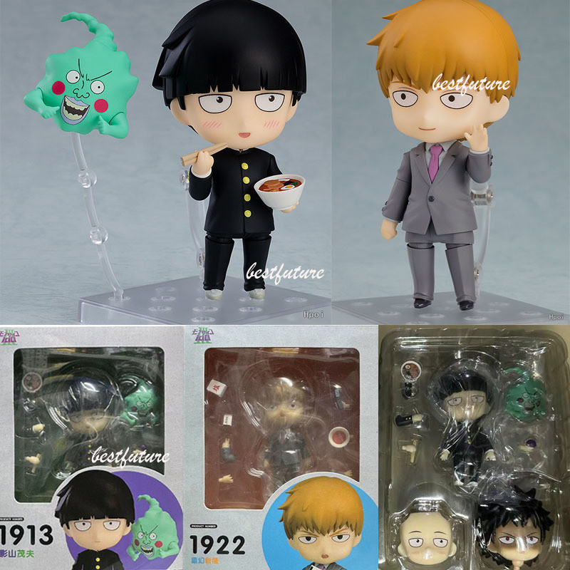 Nendoroid Mob Psycho 100 1923# 1922# Shigeo Kageyama Reigen Arataka Action Figure เปลี่ยน Face ตุ๊กตาของเล่น
