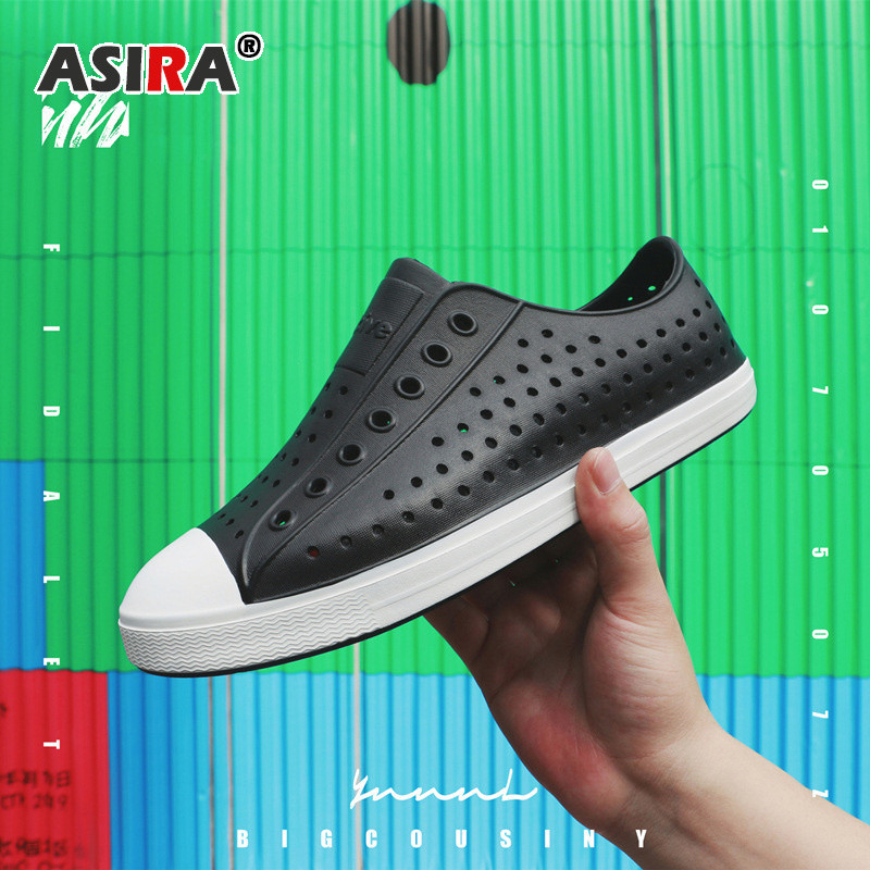 ASIRA native รองเท้ายาง กันน้ำกันลื่น รองเท้าลุยน้ำ ระบายอากาศได้ดี ขนาด 36-45 จัดส่งที่รวดเร็ว