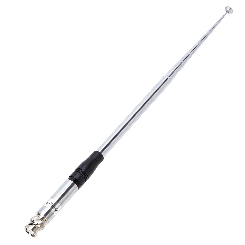 27MHz BNC Male Connector Telescopic/Rod HT Antenna 9-Inch To 51-Inch  For CB Handheld/Portable Radio