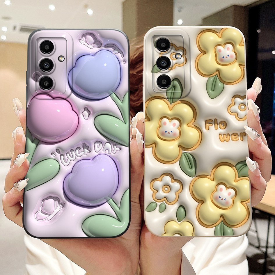 สําหรับ Samsung Galaxy M23 กรณี SM-M236B กล ้ องป ้ องกันดอกไม ้ ยอดนิยมซิลิโคนโทรศัพท ์ สําหรับ Samsung M23 F23 5G ปลอก