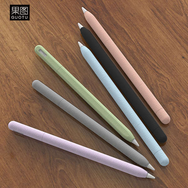 ปากกาไอแพด gen9 ปากกาไอแพด เหมาะสําหรับ ApplePencil 1/2 pen cover, iPad stylus, Apple 2nd generation simple solid color silicone case