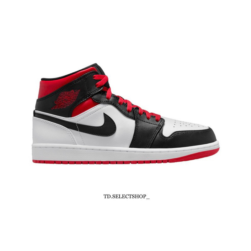 Air a/j 1 mid Gym แดง ขาวดํา แดง DQ8426-106