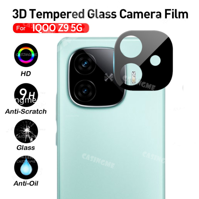 Iqoo Z9 5G 2024 Full Coverage 3Dเลนส์กล้องสําหรับIQOO Z9 Z9x IQOOZ9 Z 9 9X 9Z 5G 4G 2024 ฟิล์มกันรอยกล้องกระจกนิรภัยคลุมทั้งหมดเลนส์กล้องกระจกป้องกัน