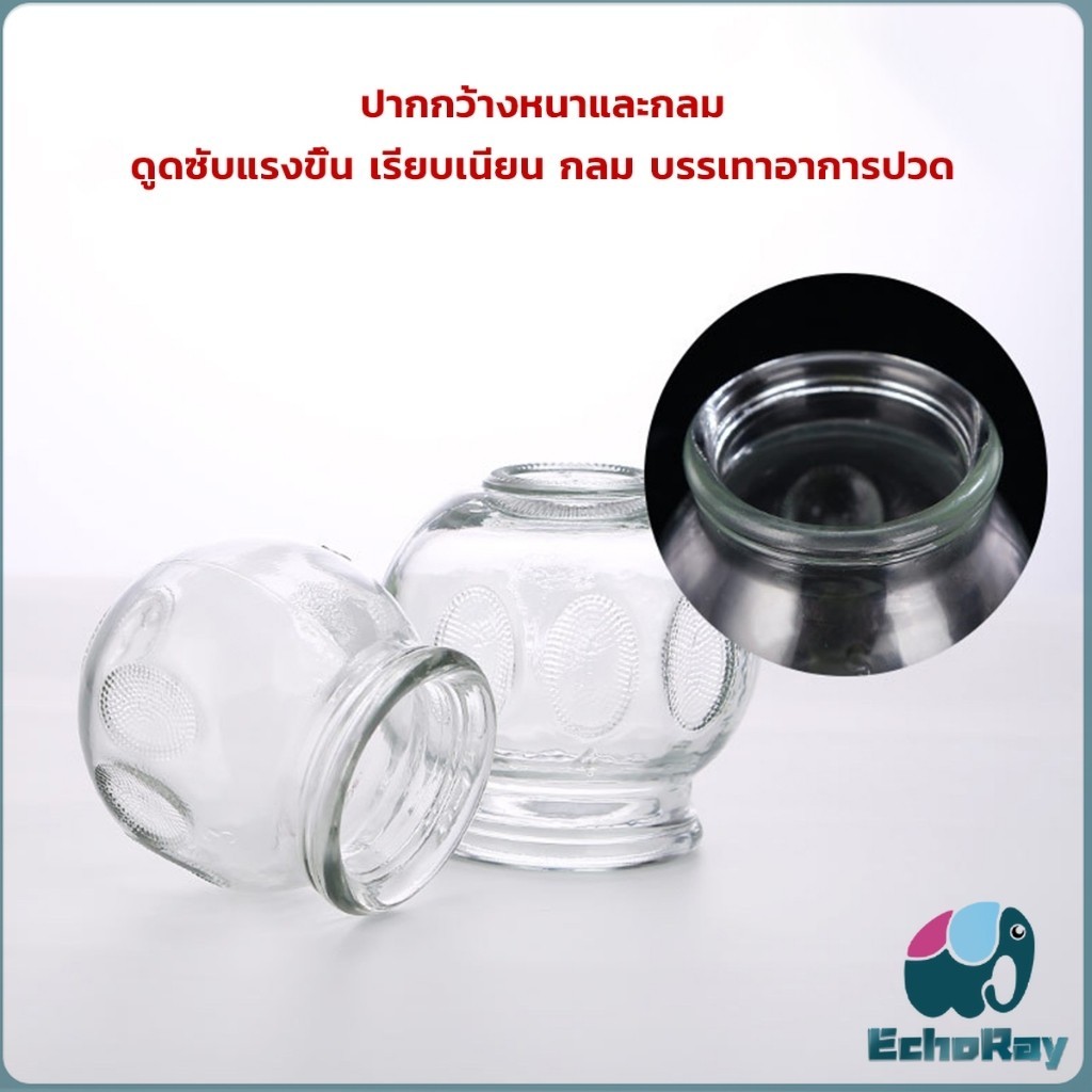 E.R ถ้วยแก้วครอบชนิดหนา ครอบแก้ว​ รูปที่ 5