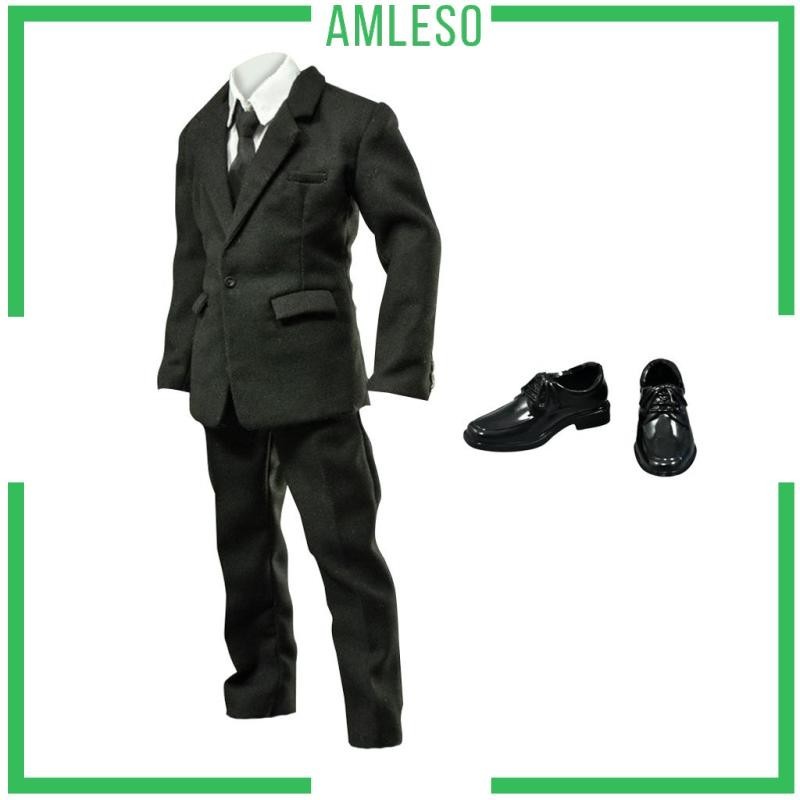 [ Amleso ] 1/6 เครื ่ องแต ่ งกายจีนเสื ้ อกางเกงเสื ้ อชุดสําหรับ 12 ' ' ชาย Body Figure