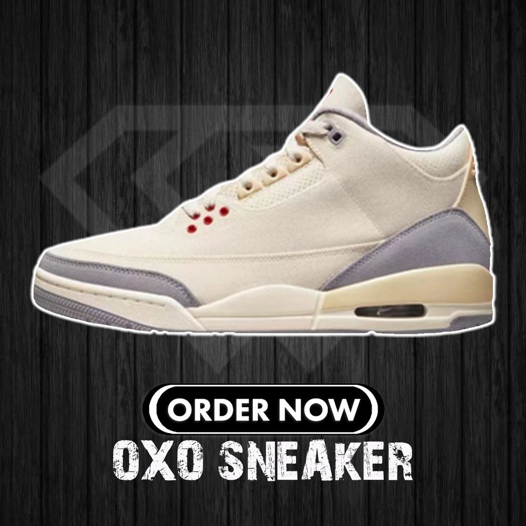 空原 气a/j 3 Retro se มัสลิน AJ3 灰色白色