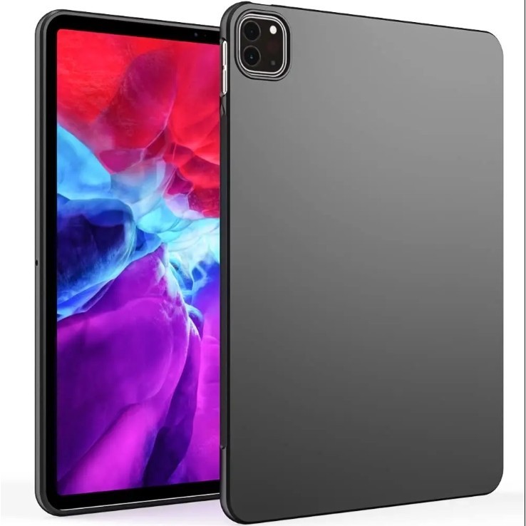 ใส/สีดําสําหรับ iPad Pro 11 2024 Pro 13 7th Air 11 Air 13 6th Air Mini Pro 2 3 4 5 6 7 8 9 7.9 8.3 9.7 10.2 10.5 10.9 11 12.9 ยืดหยุ่นซิลิโคนนุ่ม TPU ฝาหลัง