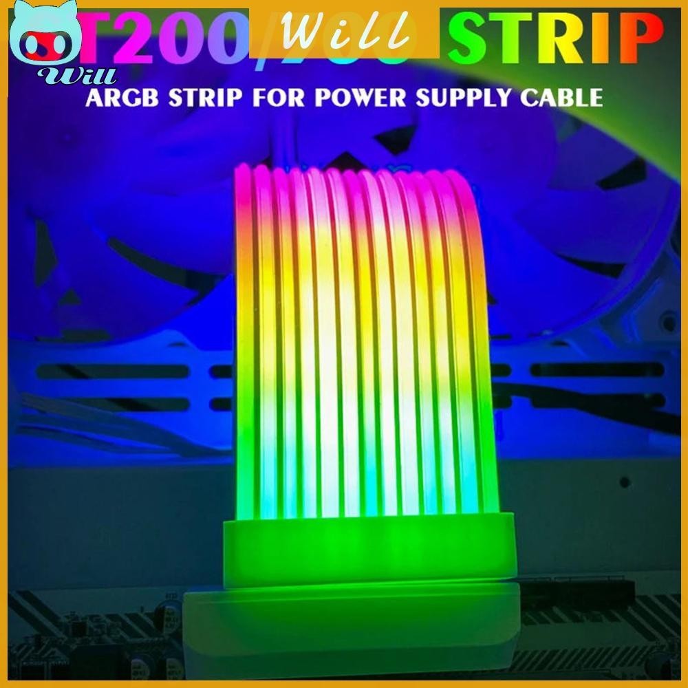 [WILL ]5V 3pin ARGB Sync PC Cables 8Pin 24Pin PSU RGB Cable Extensions LED Light Strip