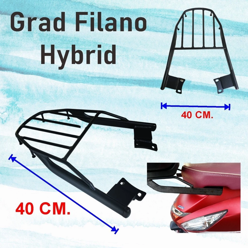 แผ่นยางวางเท้า แร็คท้าย เบาะนั่งเด็ก Yamaha Grand Filano thumbnail 7