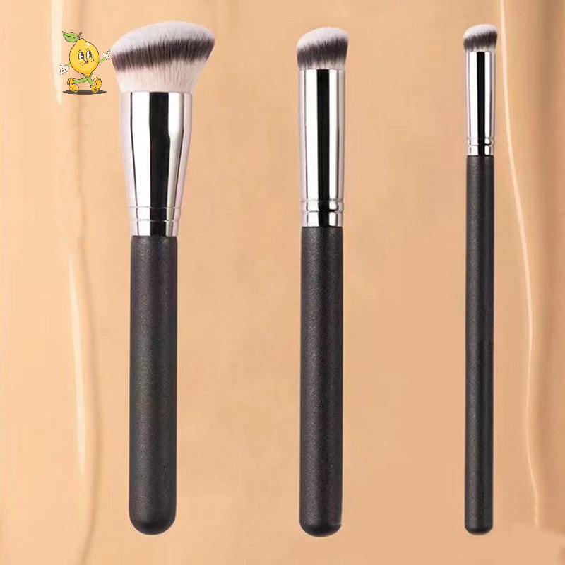 [mozh ] ชุดแปรงคอนซีลเลอร ์ Foundation แปรงแต ่ งหน ้ า 170 270 รองพื ้ นผมสังเคราะห ์ [TH ]