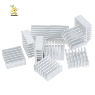 [mozh] 10 ชิ้น 14*14*6 มิลลิเมตรอลูมิเนียมฮีทซิงค์อิเล็กทรอน…