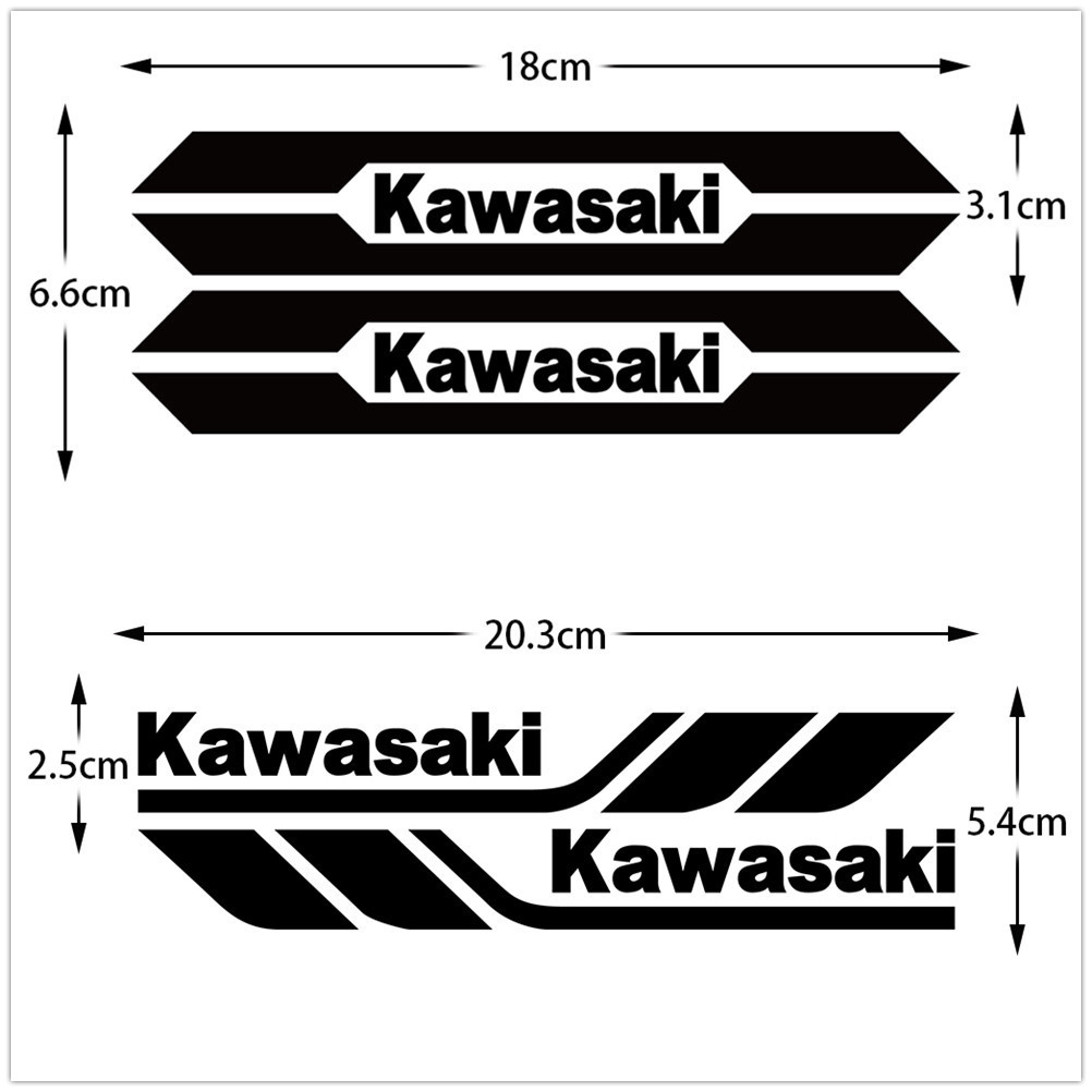 4 ชิ้น KAWASAKI สติกเกอร์รถจักรยานยนต์ Shock-absorbing Decals สะท้อนแสงกันน้ําดัดแปลงตกแต่ง Custom สําหรับ Ninja 650 400 300 Versys ABS LT067 Z900 Versys 650 ZX4R - รูปที่ 7