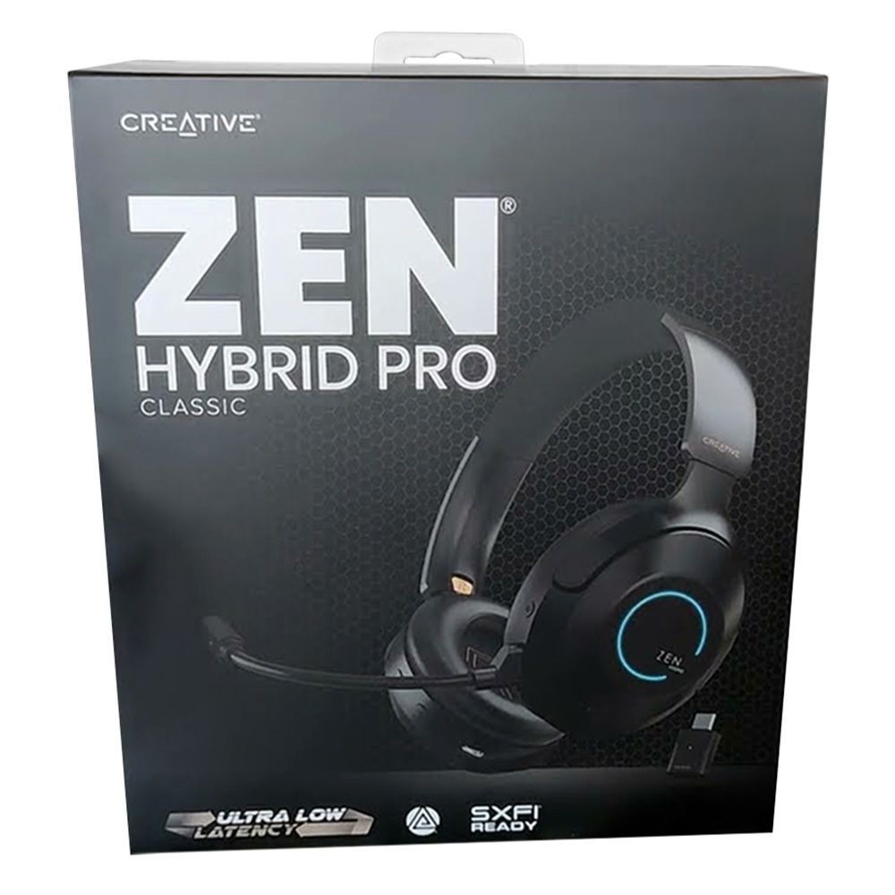 Creative Zen Hybrid Pro Classic หูฟังครอบหูไร้สายสีดำ