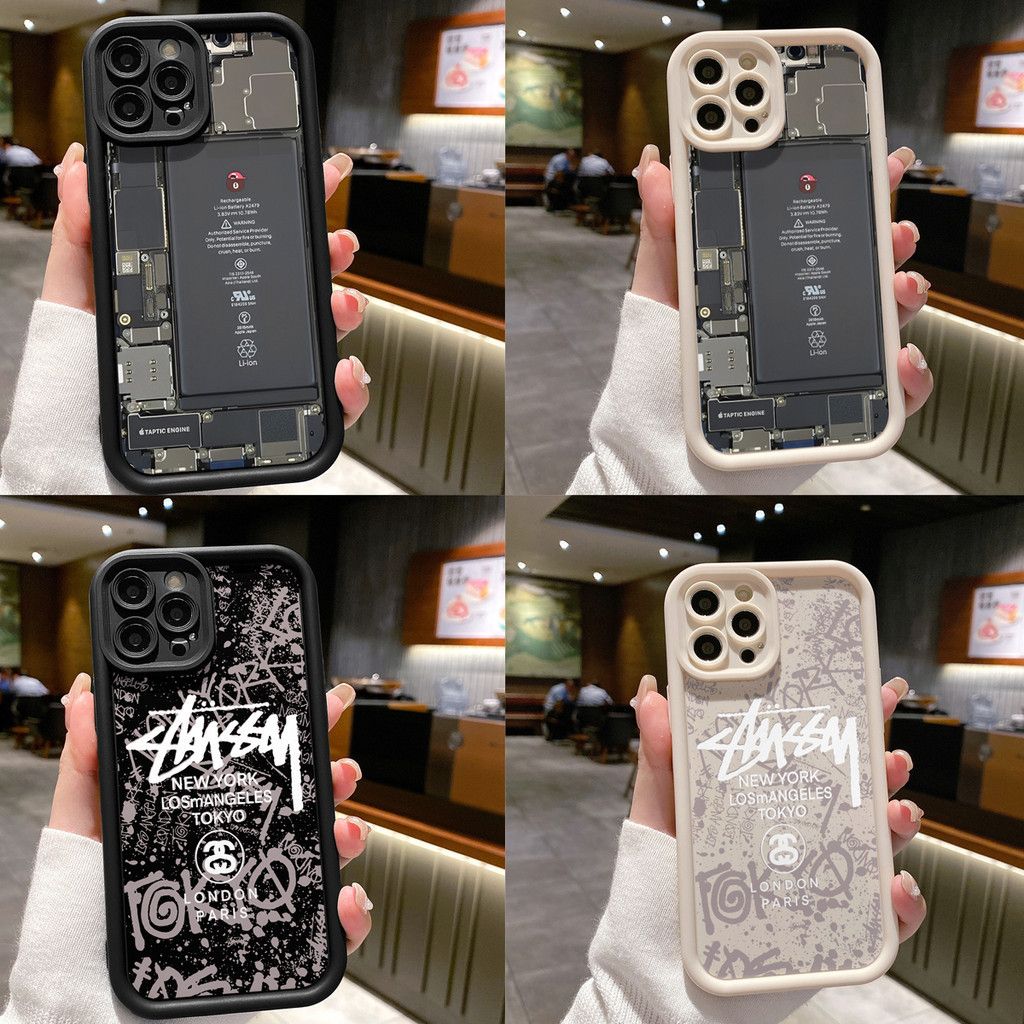 สําหรับ Redmi 9A 13C 12C 10C 9T 10 Prime 10X 9c NFC 9i 9AT 12 A1 A2 A1 + A2 + 10A 11A 9 Power Redmi หมายเหตุ 12 10 11 11S 9 8 9S วงจร Chaopai รูปแบบ Matte Angel Eyes ฝาครอบโทรศัพท ์