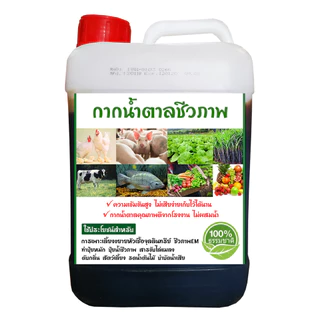 กากน้ำตาล 5ลิตร หนัก 7กิโลกรัม คุณภาพดี สำหรับเป็นอาหารจุลินทรีย์ ทำน้ำหมัก และหมักปุ๋ยทุกชนิด