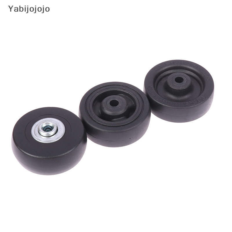 Yabijojojo 1 PC กระเป๋าเดินทางล้ออุปกรณ์ซ่อมกระเป๋าเดินทาง Mute ล้อกระเป๋าเดินทางอะไหล่เพลาเลื่อนทนล้อใหม่
