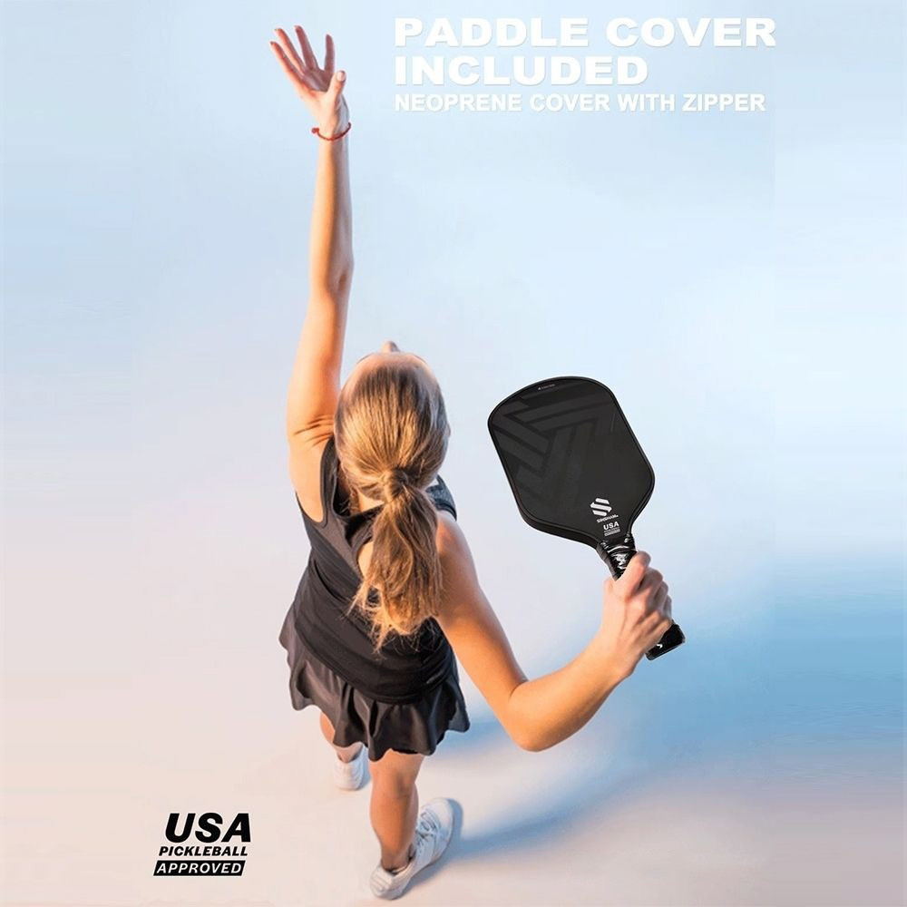 Original SINSHAM T70-1 USAPA Pickleball Paddle T700 คาร์บอนไฟเบอร์ Pickleball Racket 16 มม.Frosted Surface Picking Fiber Hot Pressing Integrated Forming Ultra Light - รูปที่ 2