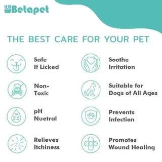 สเปร์ยนาโน Betapet ลดการติดเชื้อ ขี้เรื้อน เชื้อรา ยีสต์ คันขนร่วง ช่วยสมานแผล รักษาโรคผิวหนัง ขนาด 100 ml.